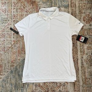 Nike Women's Short Sleeve White Polo